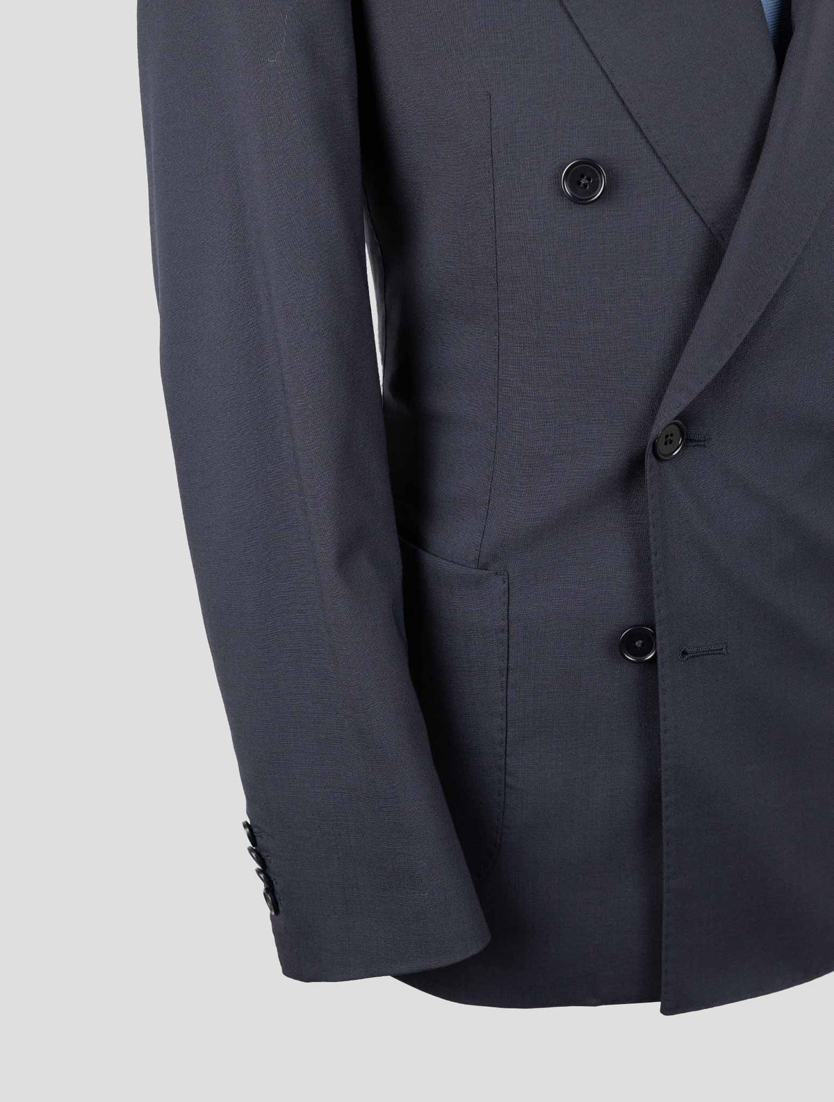 Giampaolo Dark Blue Wool Pl Ea Suit 5