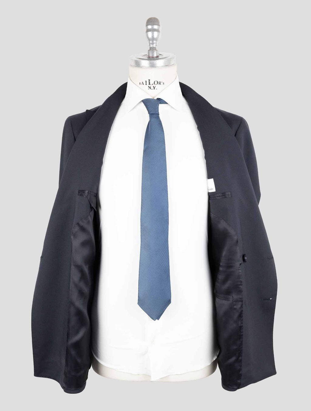 Giampaolo Dark Blue Wool Pl Ea Suit 7