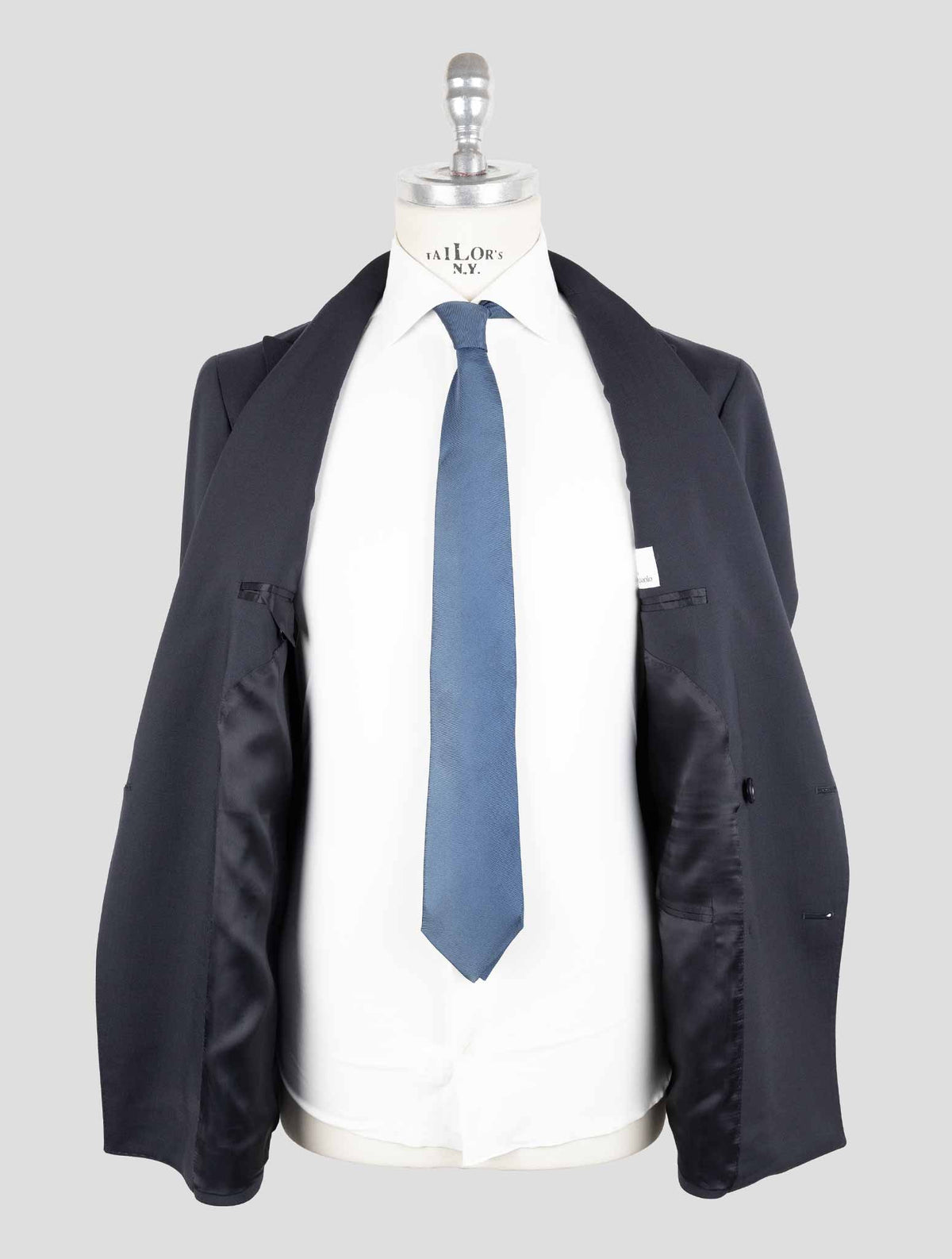 Giampaolo Dark Blue Wool Pl Ea Suit 7