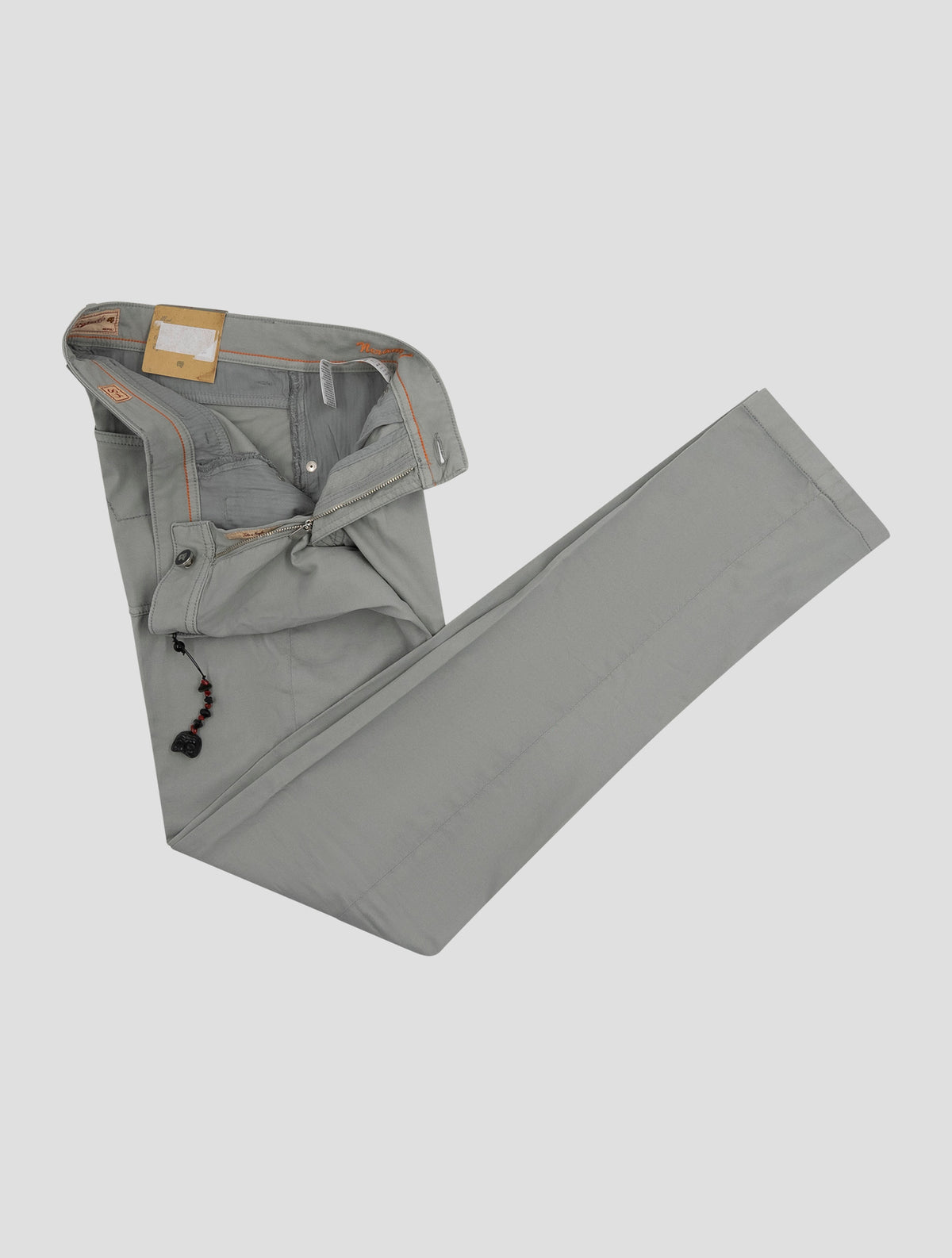 Marco Pescarolo Gray Cotton Silk Ea Jeans 2