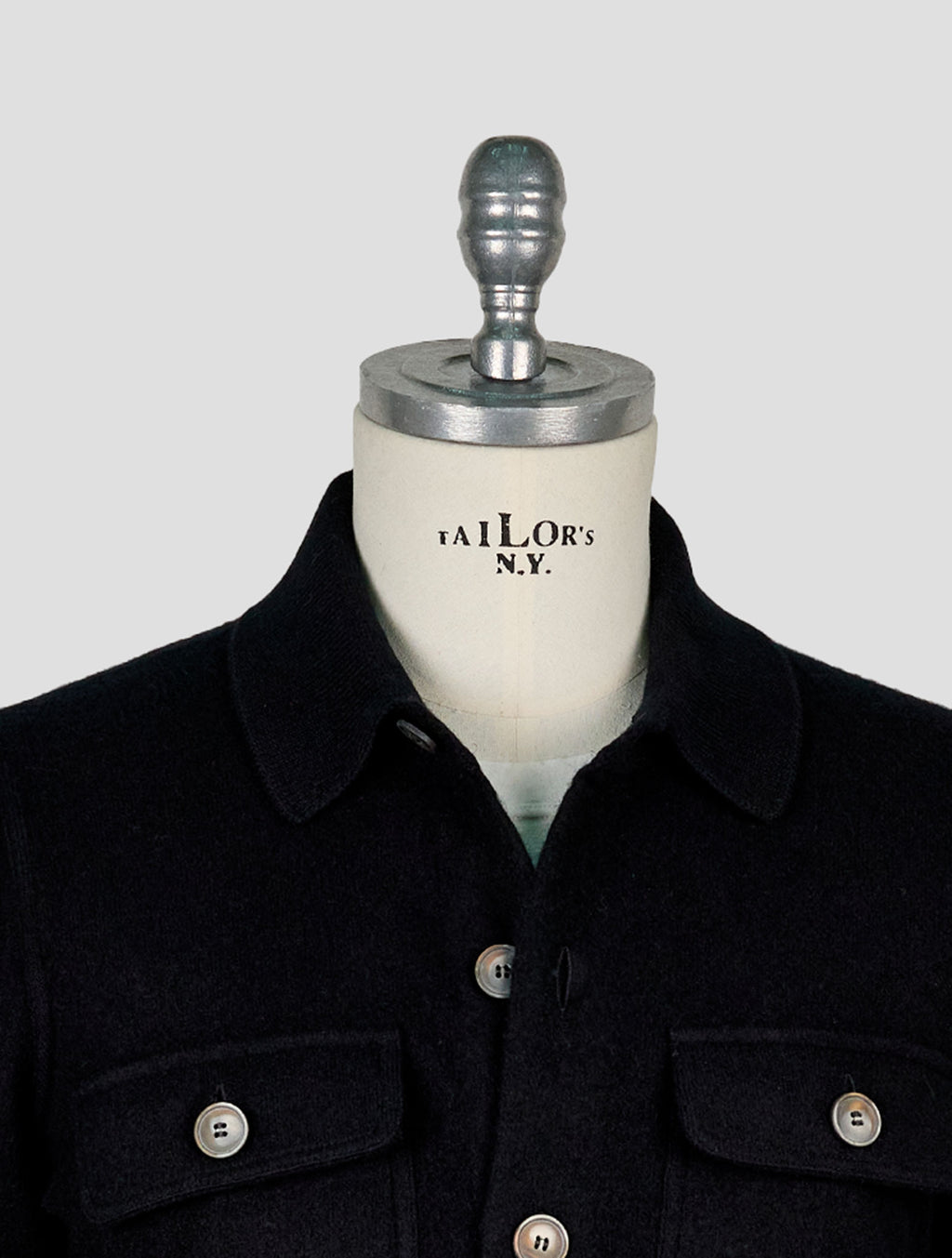 Gran Sasso Black Cashmere Coat 4