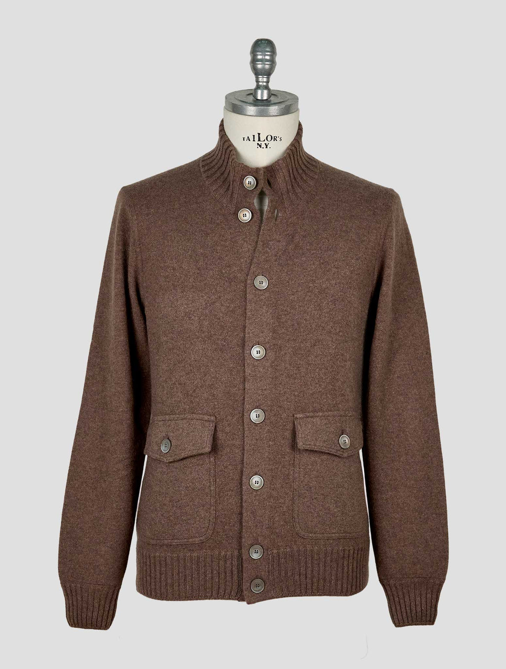 Gran Sasso Brown Cashmere Coat 1