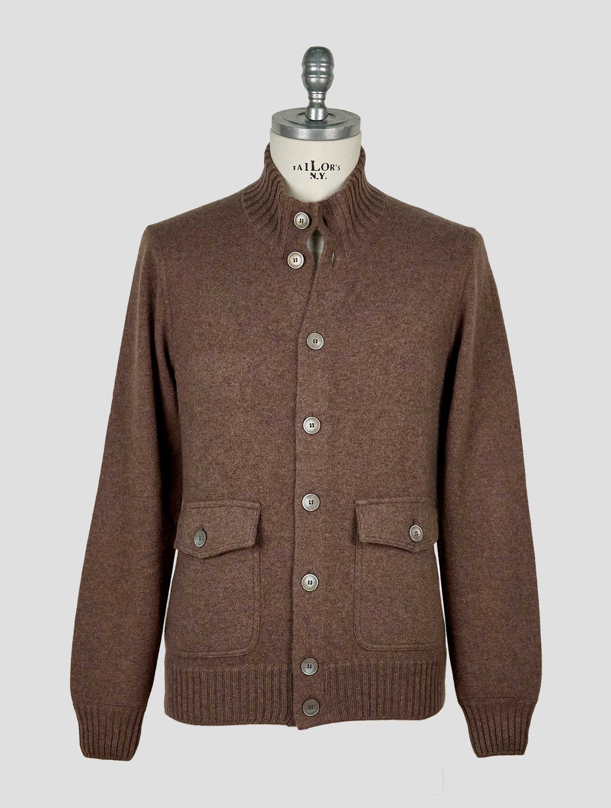 Gran Sasso Brown Cashmere Coat 1