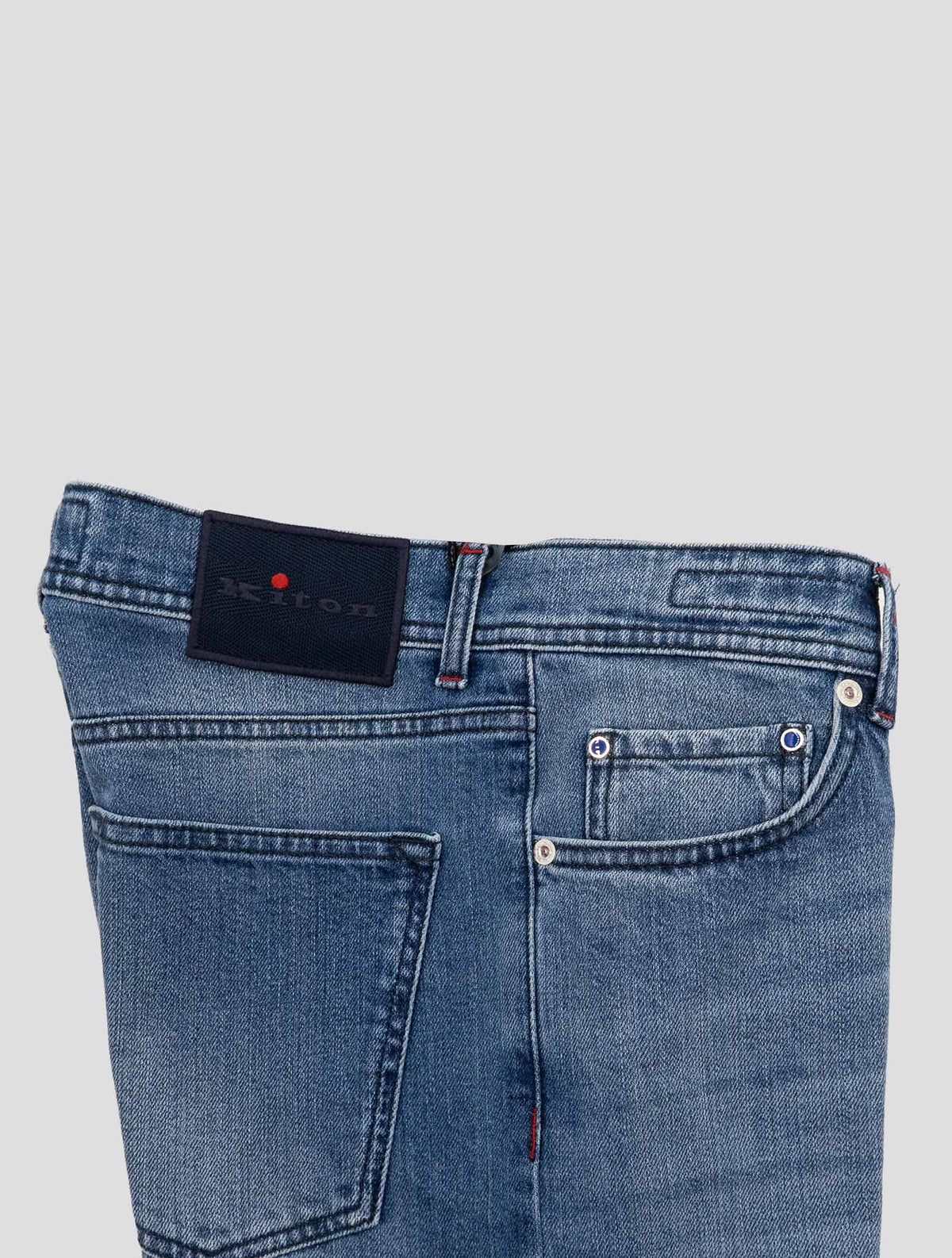 Kiton blue cotton ea jeans 3