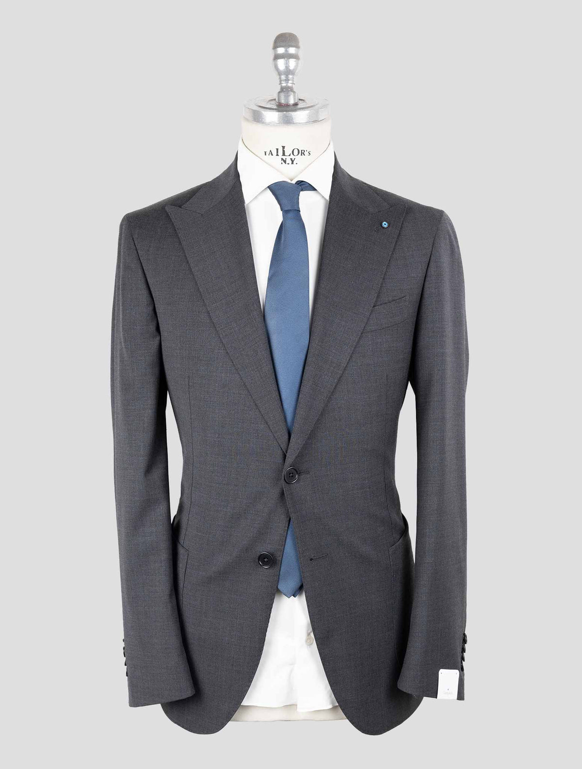 Giampaolo Dark Gray Wool Pl Ea Suit 1