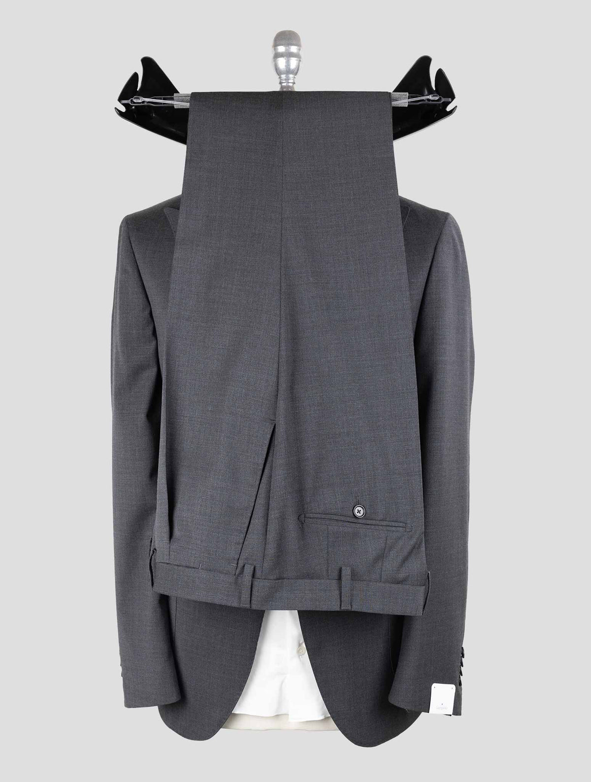 Giampaolo Dark Gray Wool Pl Ea Suit 4