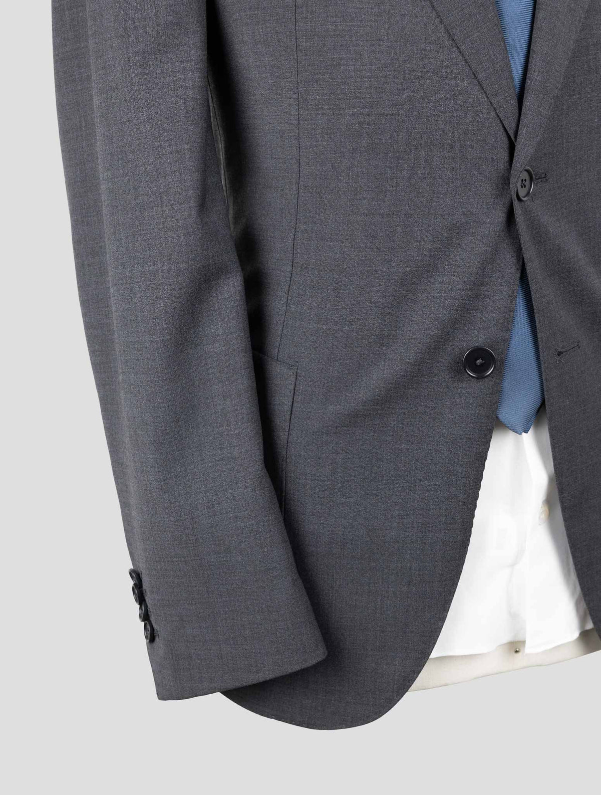 Giampaolo Dark Gray Wool Pl Ea Suit 5