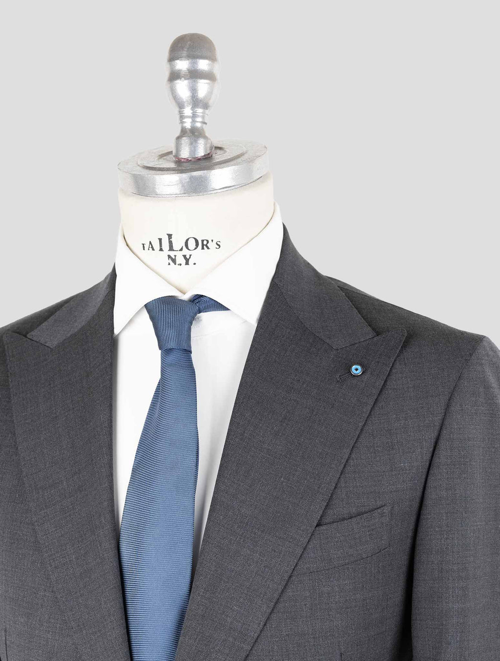 Giampaolo Dark Gray Wool Pl Ea Suit 6