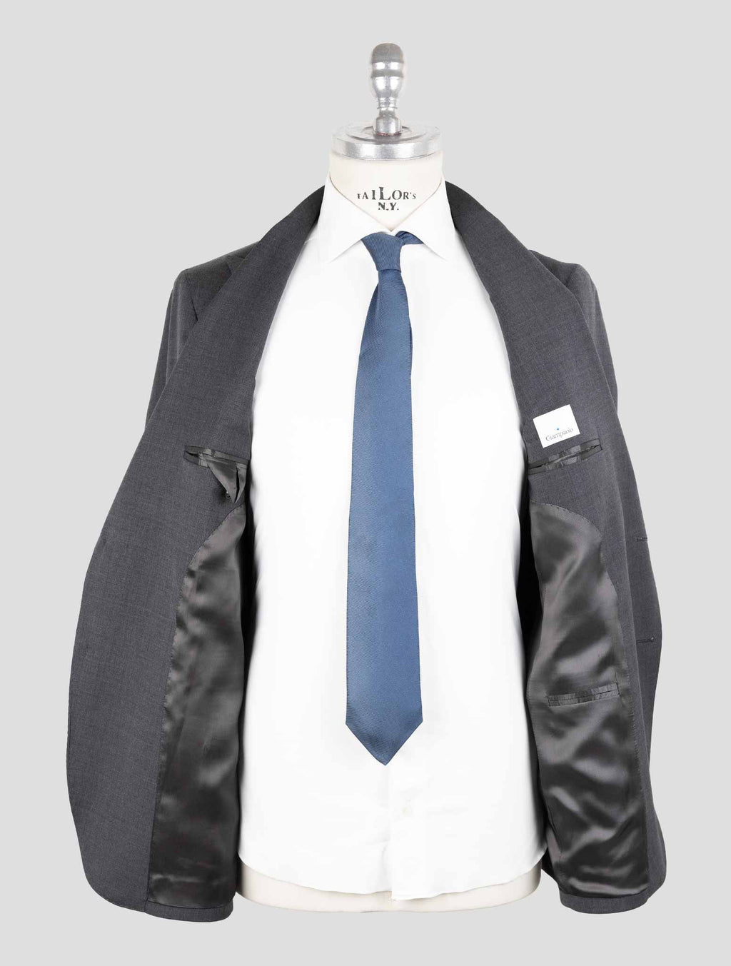 Giampaolo Dark Gray Wool Pl Ea Suit 7