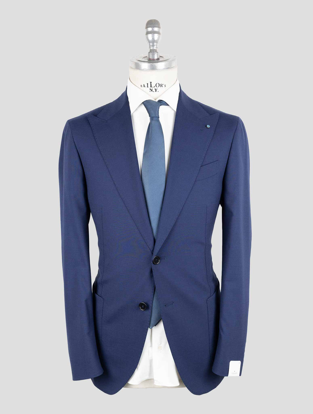 Giampaolo Blue Wool Pl Ea Suit 1