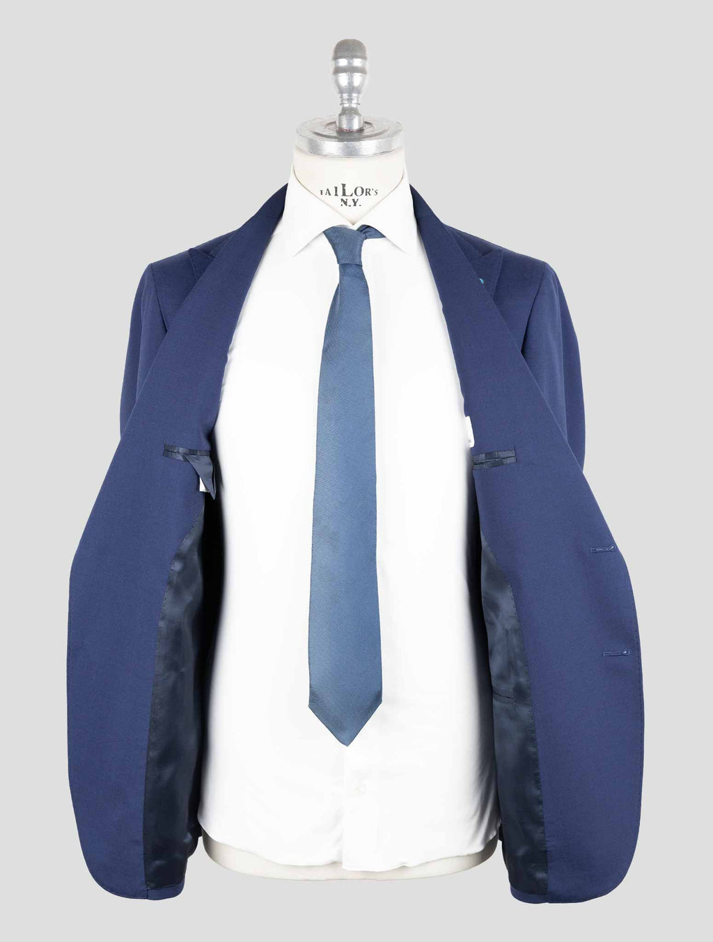 Giampaolo Blue Wool Pl Ea Suit 7
