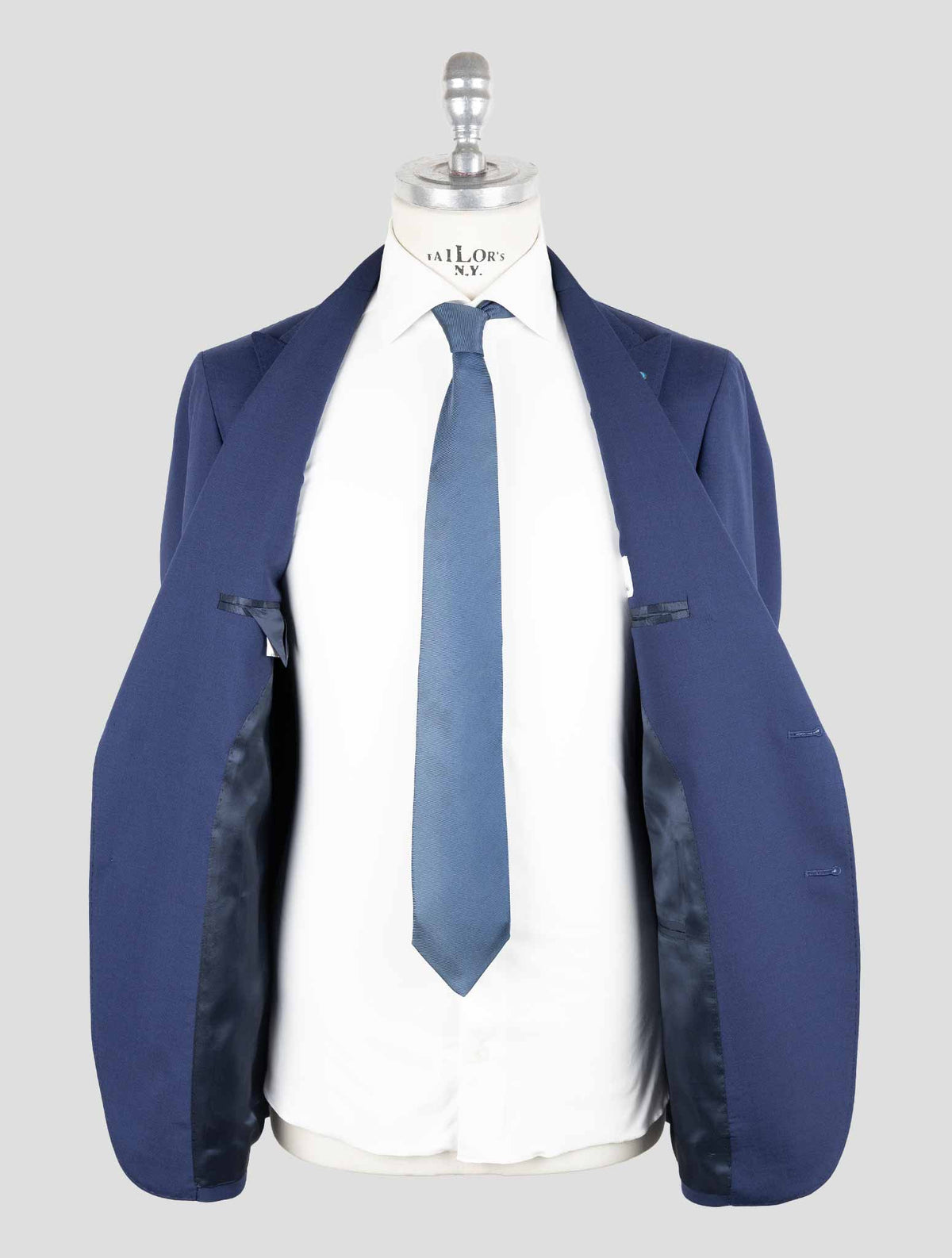 Giampaolo Blue Wool Pl Ea Suit 7
