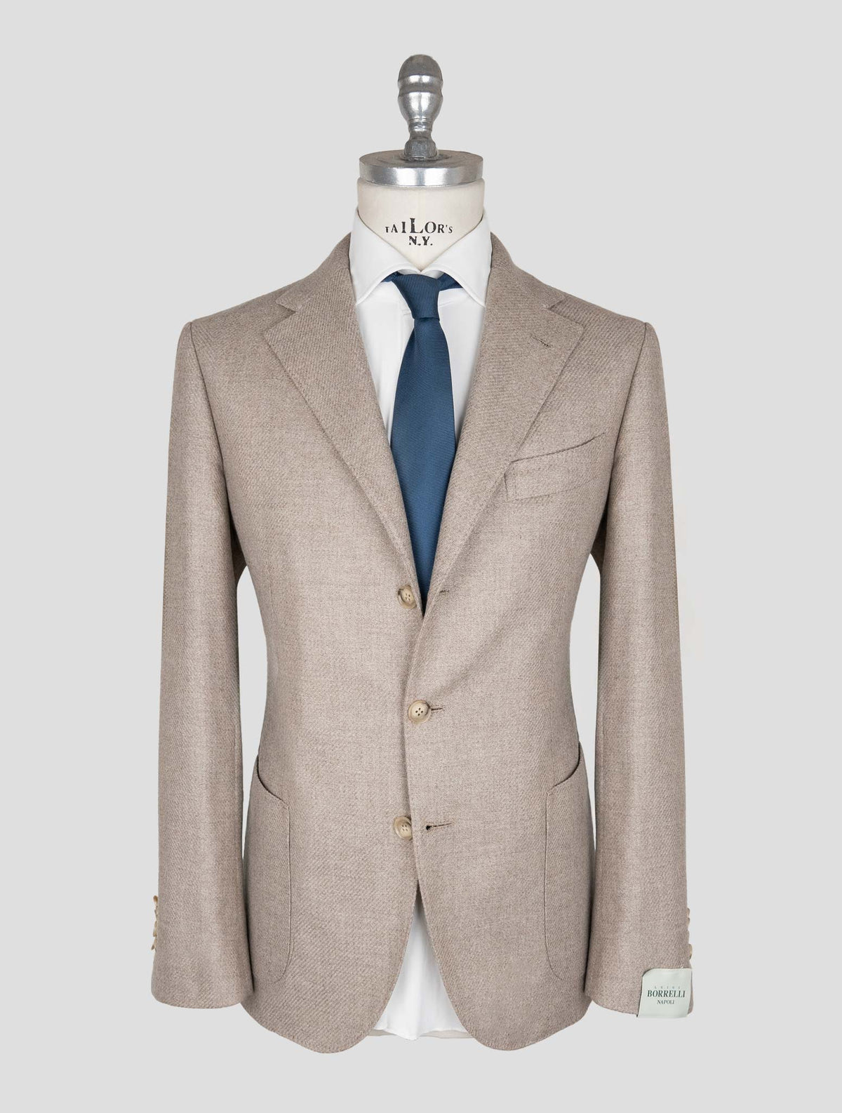 Luigi Borrelli Beige Virgin Wool  Suit 1
