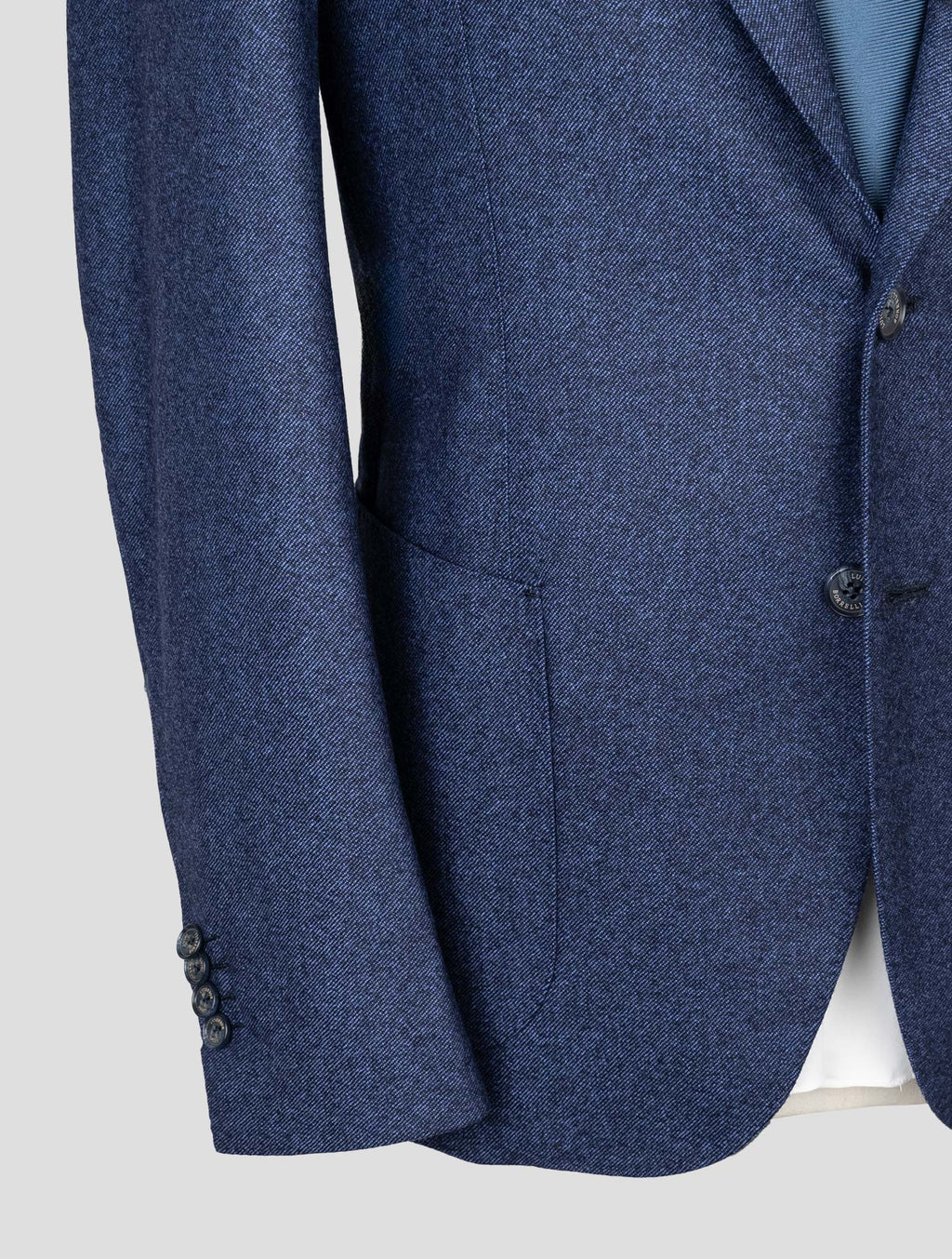 Luigi Borrelli Blue Virgin Wool  Blazer 5