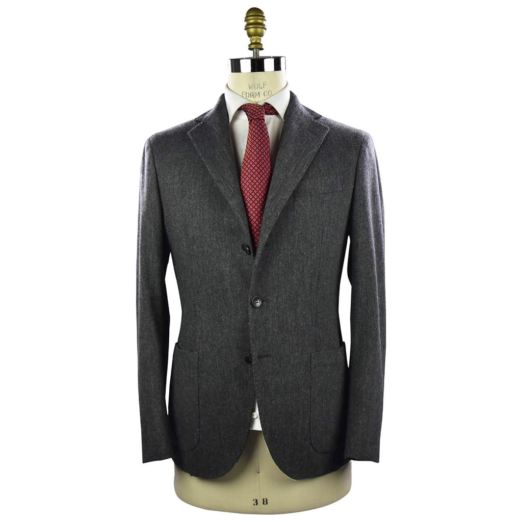 KIRED Gray Virgin Wool Cashmere Ea Suit 9