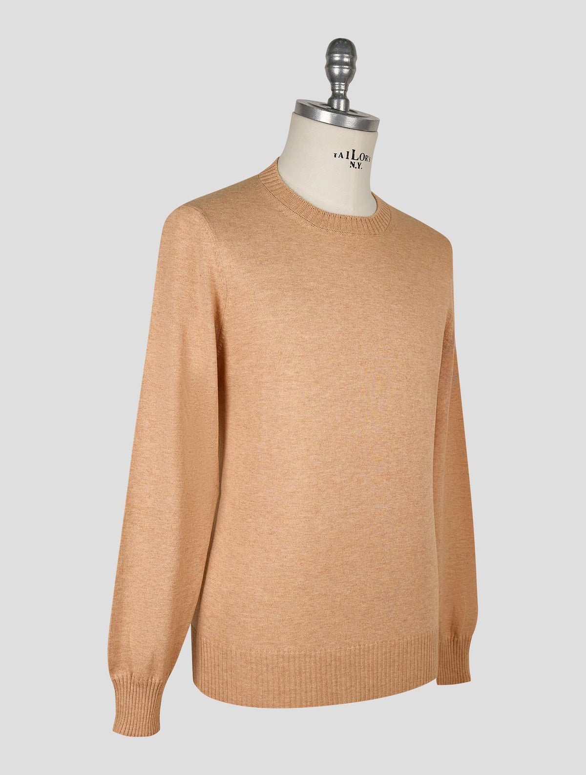 Gran Sasso Sand Cotton Cashmere Sweater Crewneck 2