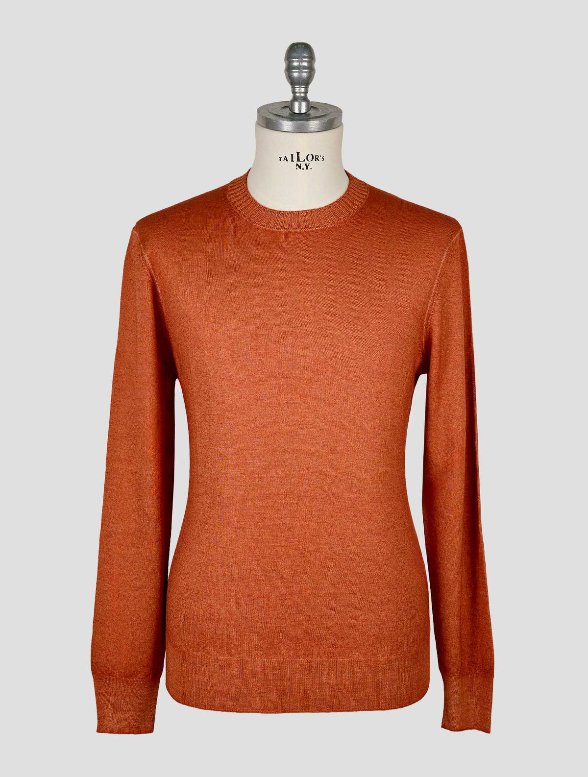 Gran Sasso Rust Virgin Wool Sweater Crewneck 1