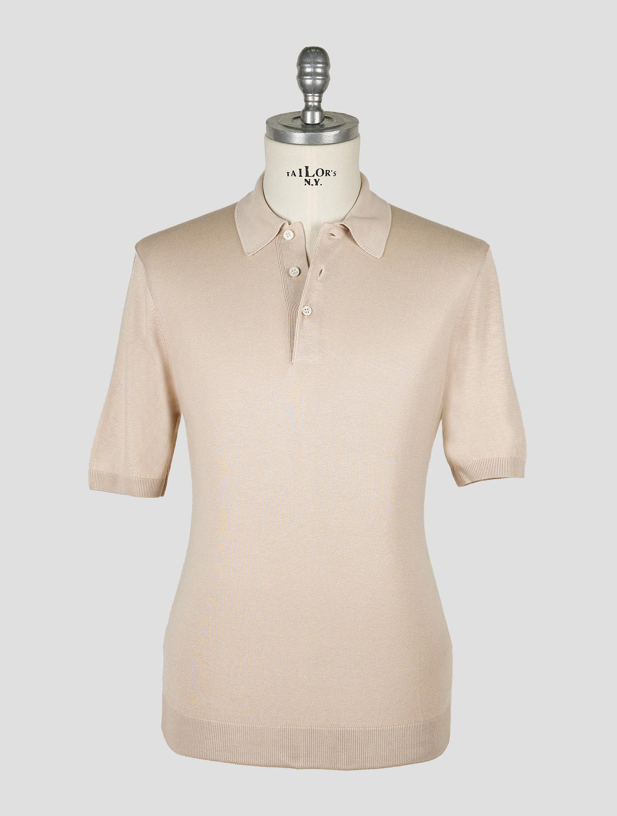 Gran Sasso Beige Cotton Polo 1