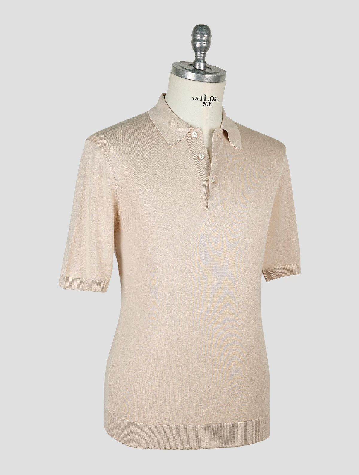 Gran Sasso Beige Cotton Polo 2