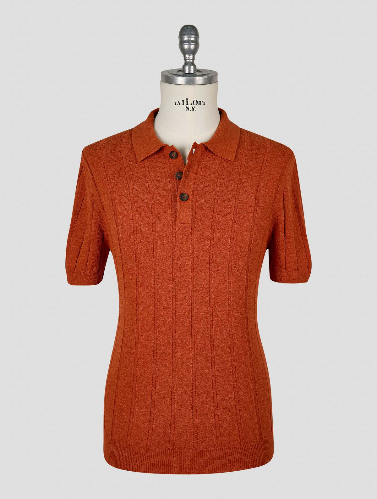Gran Sasso Orange Cotton Pa Polo 1