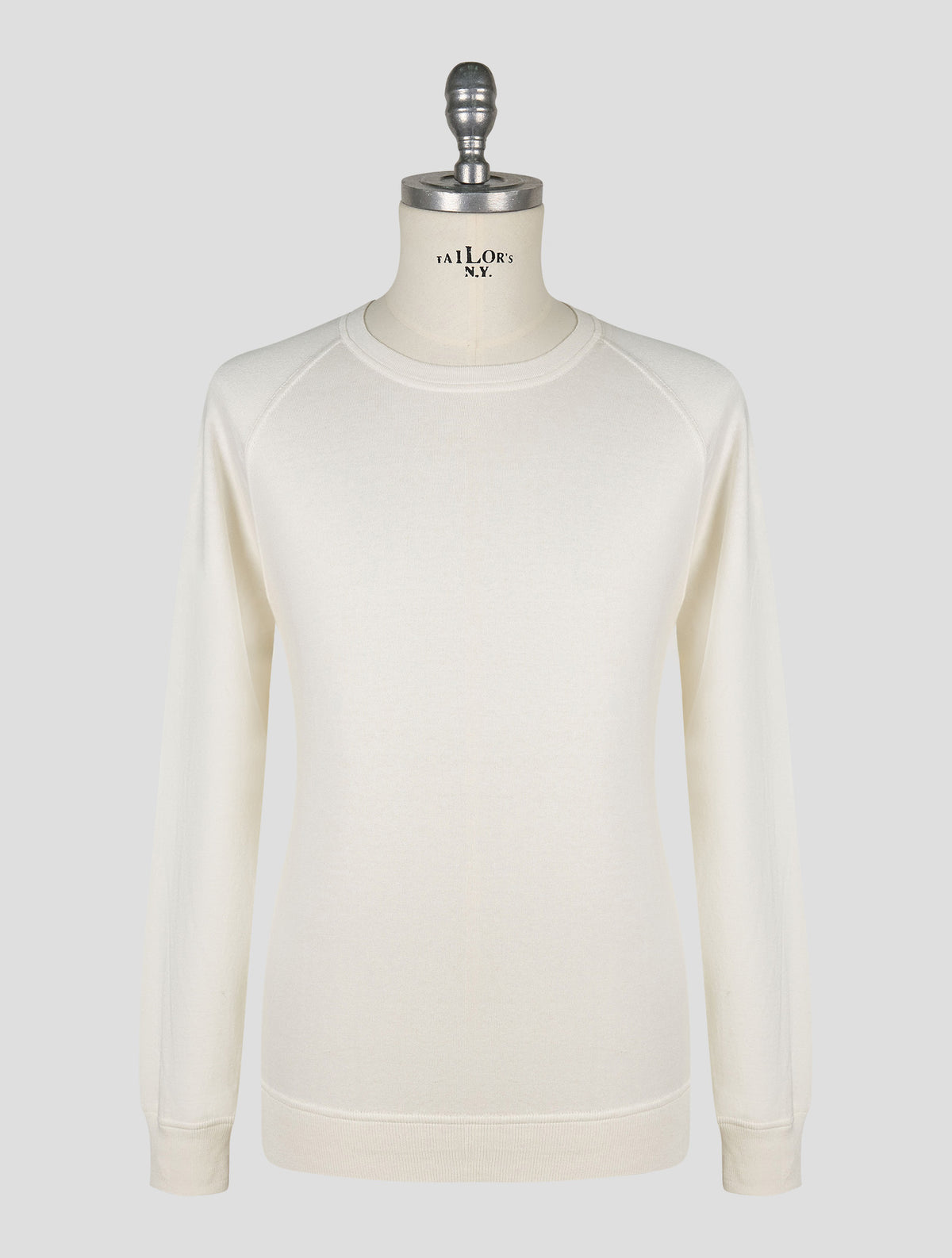 Gran Sasso Orange Cotton Cashmere Sweater Crewneck 1