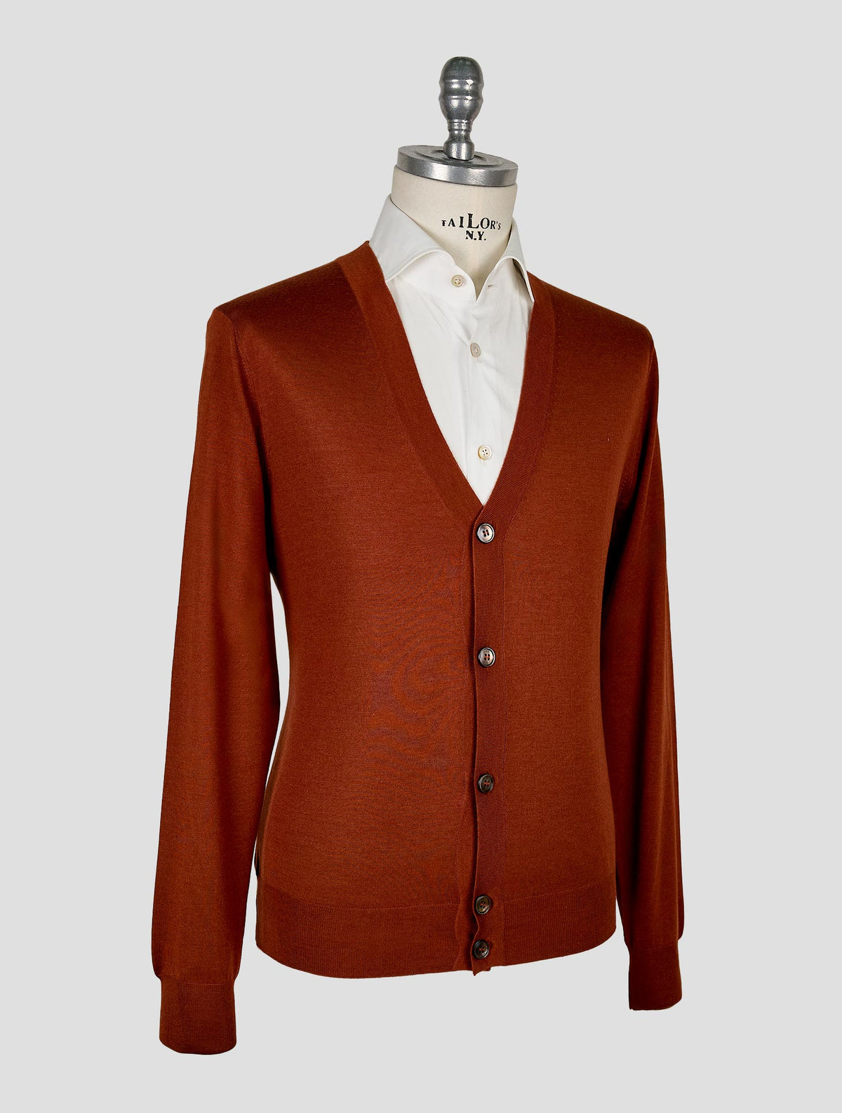 Gran Sasso Brown Cotton Cardigan 2