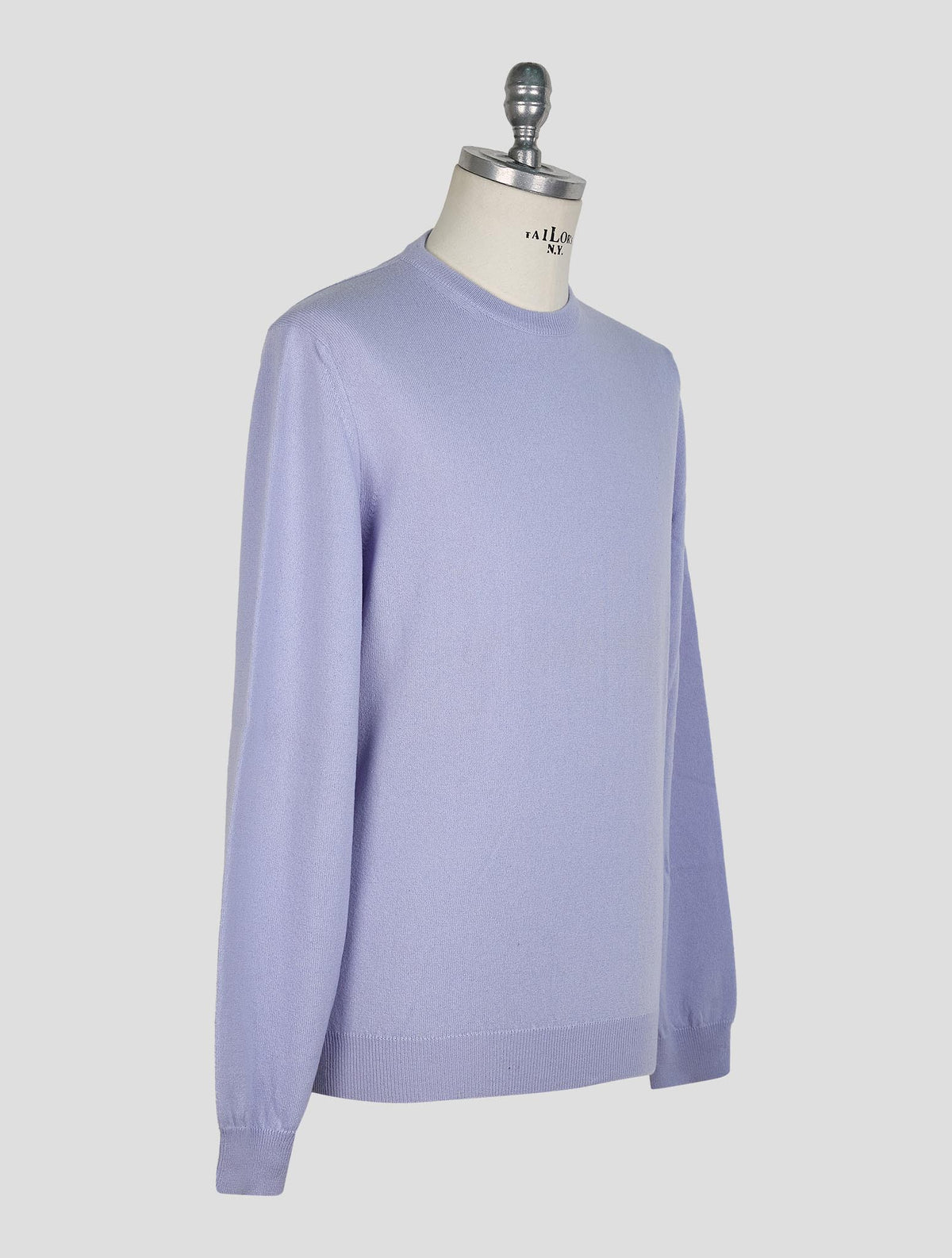 Finamore 1925 Light Blue Cashmere Sweater Crewneck