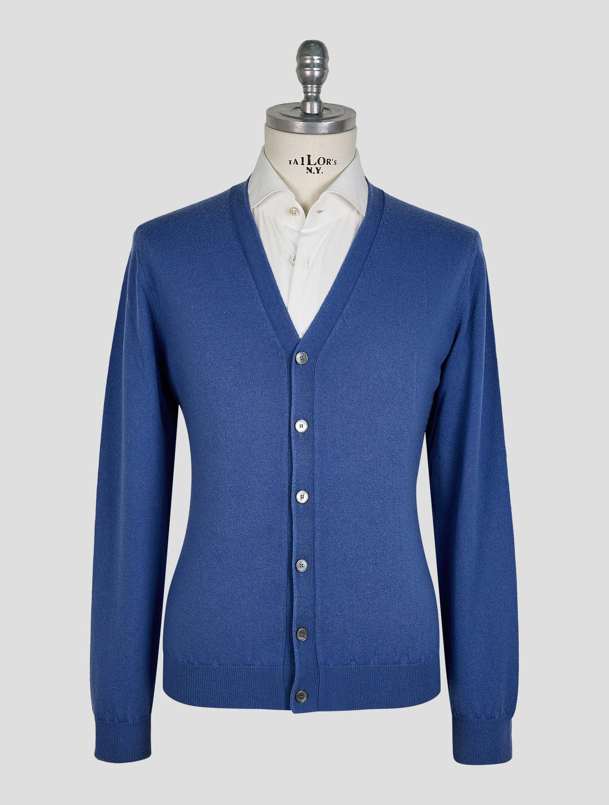 Finamore 1925 Blue Cashmere Cardigan