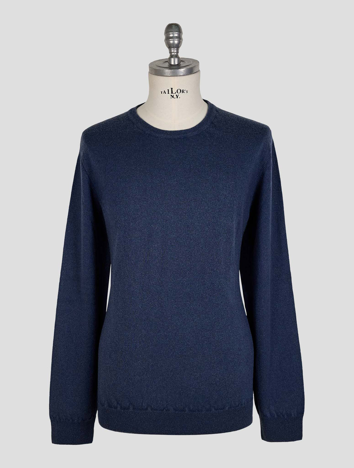 Finamore 1925 Blue Wool Sweater Crewneck