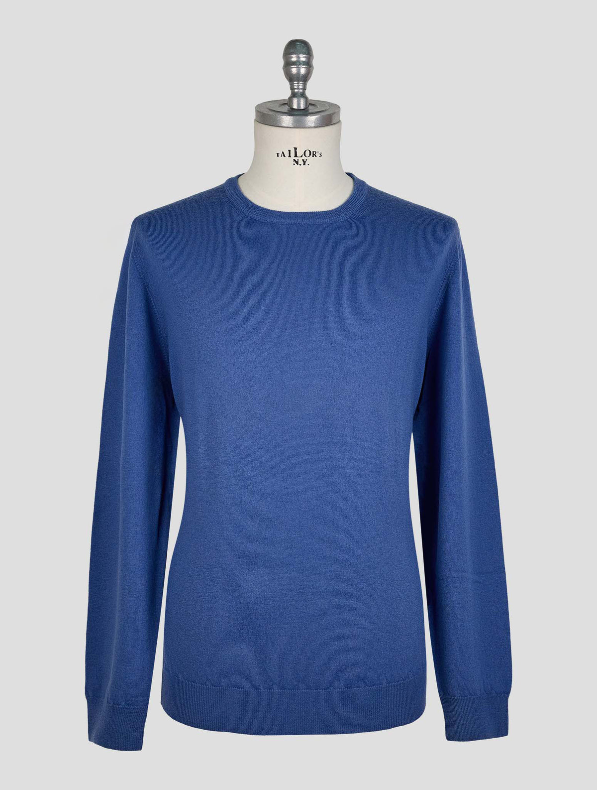 Finamore 1925 Blue Wool Sweater Crewneck