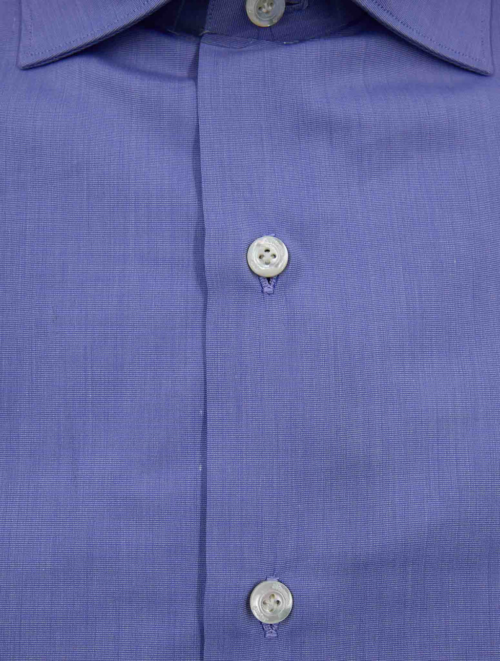 Finamore 1925 Light Blue Cotton Shirt Milano