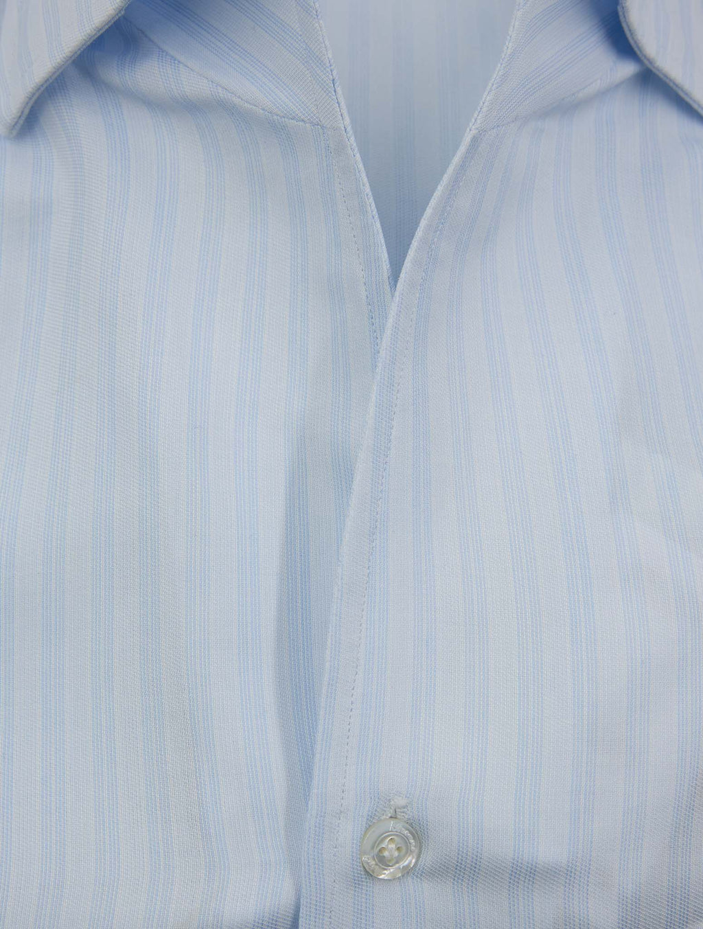 Finamore 1925 Light Blue Cotton Shirt NAPOLI