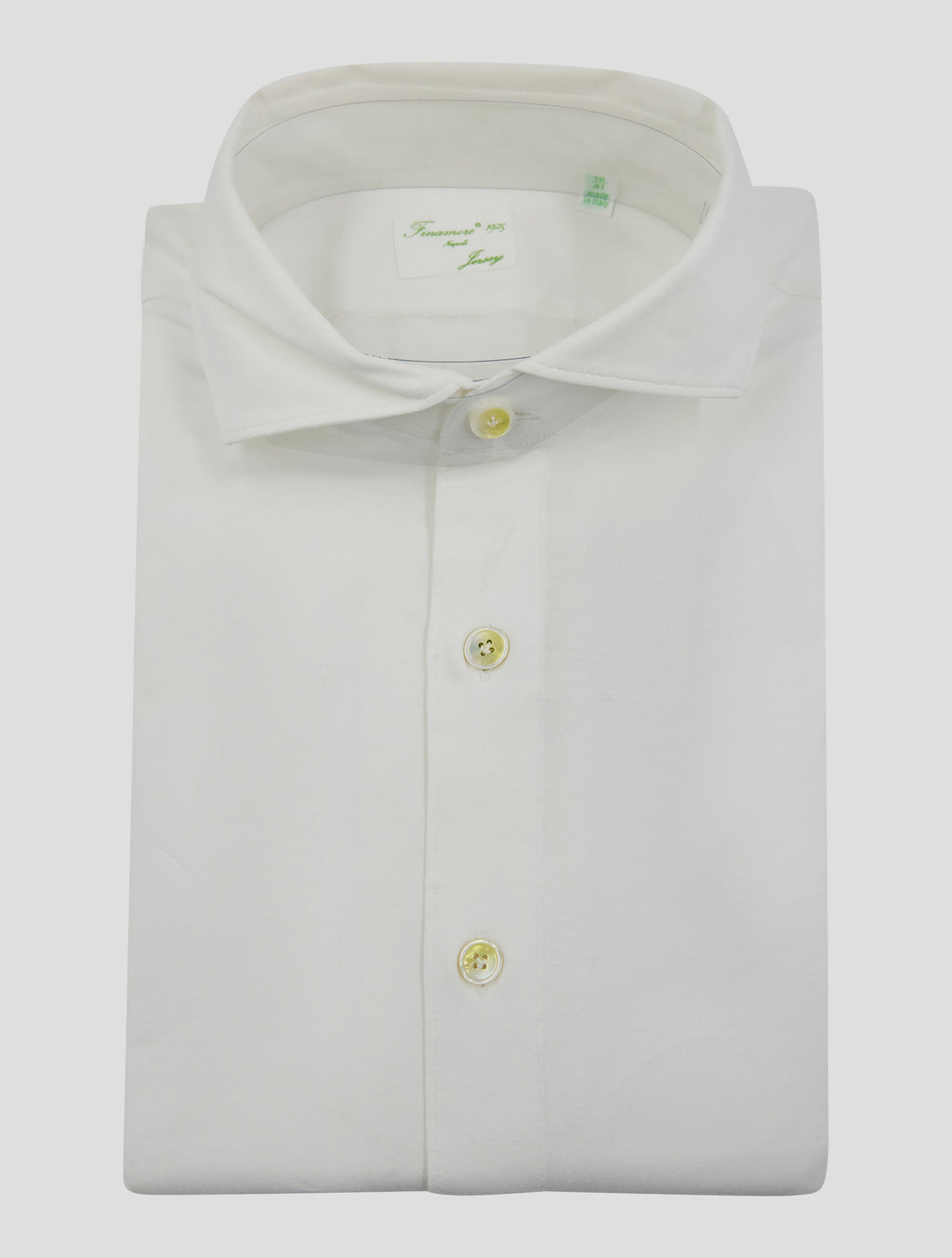 Finamore 1925 White Cotton Shirt Toronto