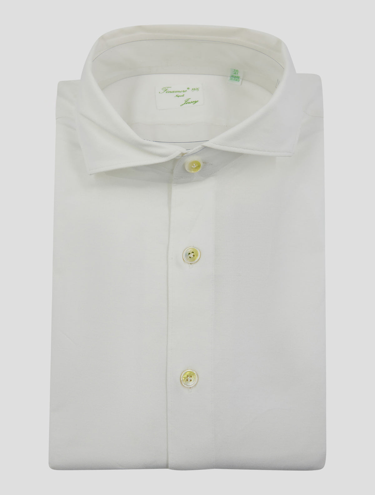 Finamore 1925 White Cotton Shirt Toronto