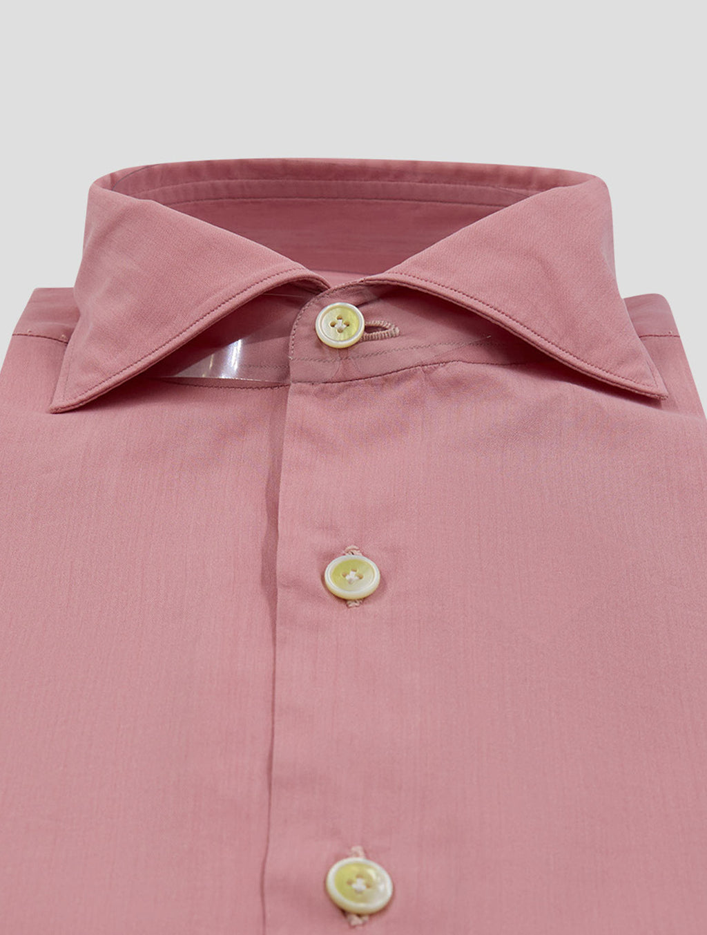 Finamore 1925 Pink Cotton Shirt Milano