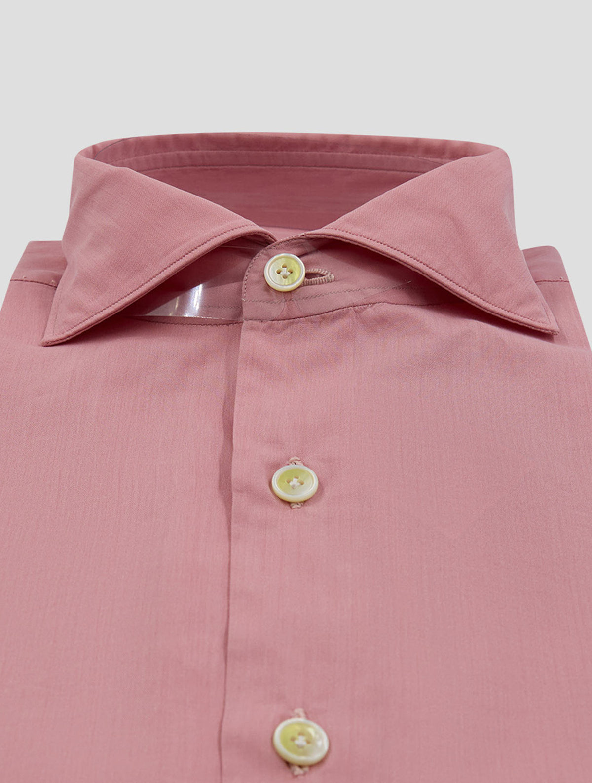 Finamore 1925 Pink Cotton Shirt Milano
