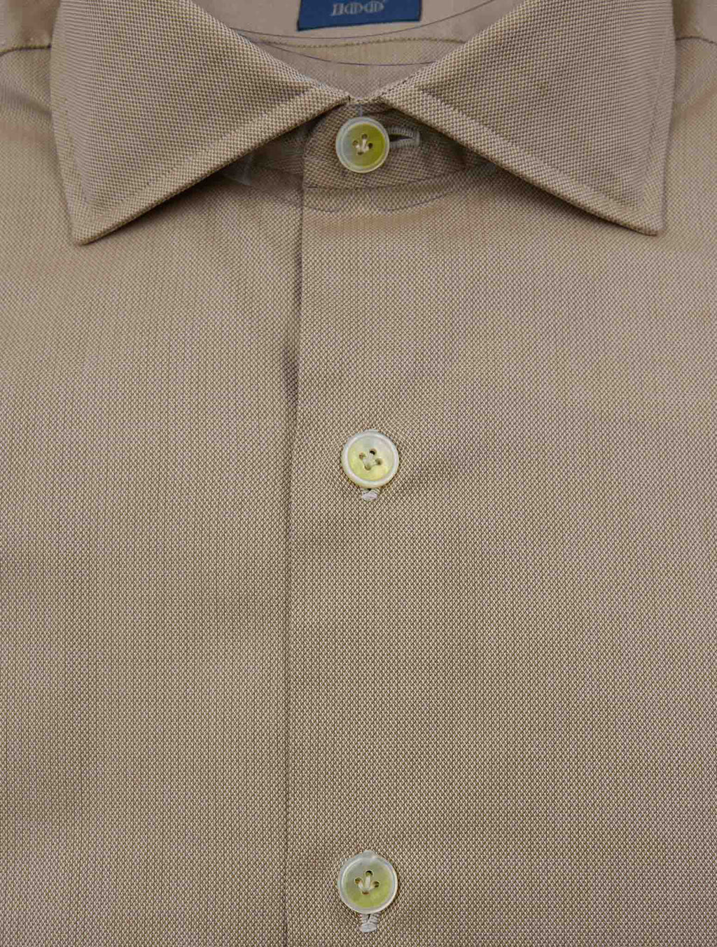 Finamore 1925 Light Brown Cotton Shirt NAP87