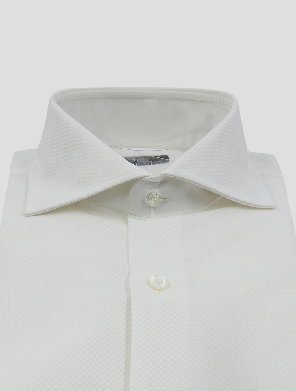Finamore 1925 White Cotton Shirt Napoli