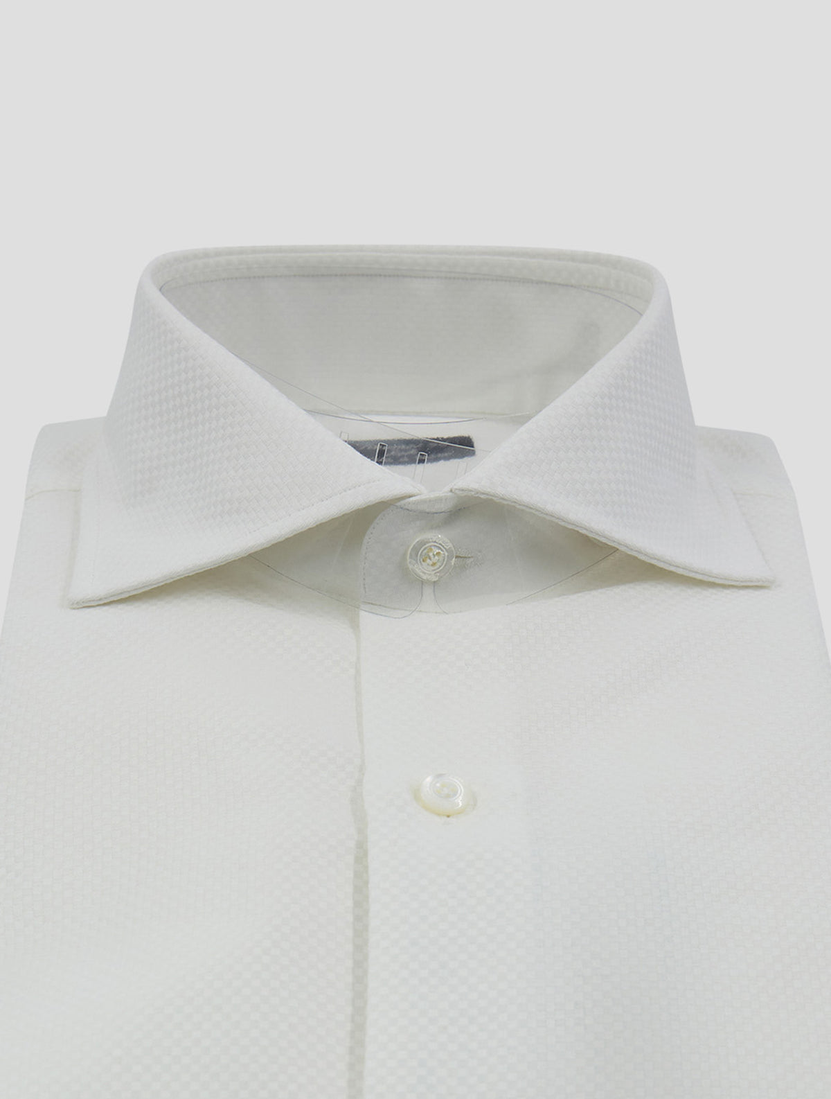 Finamore 1925 White Cotton Shirt Napoli