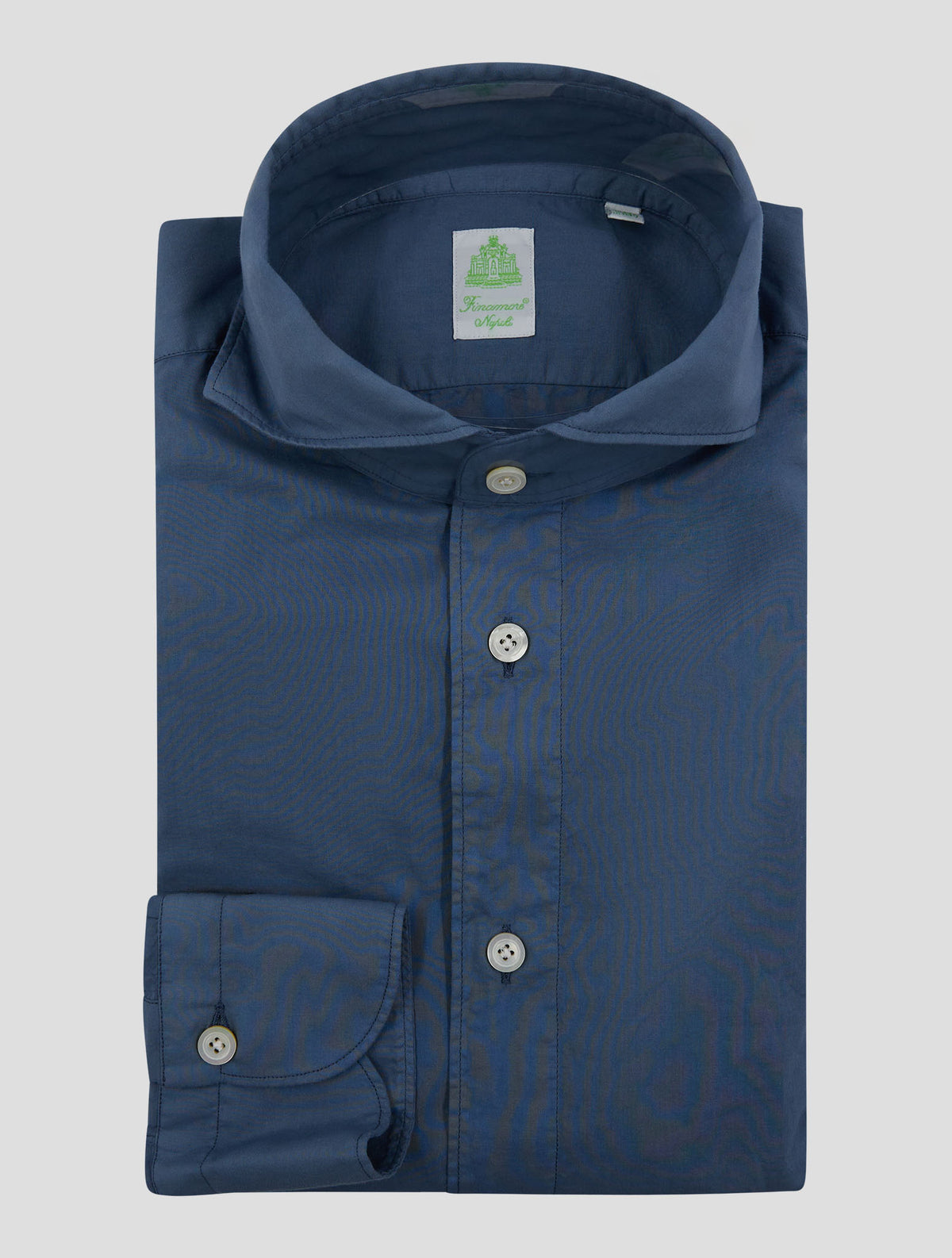 Finamore 1925 Blue Cotton Shirt BALI