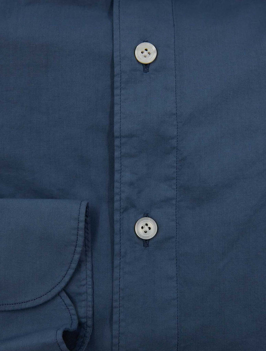Finamore 1925 Blue Cotton Shirt BALI