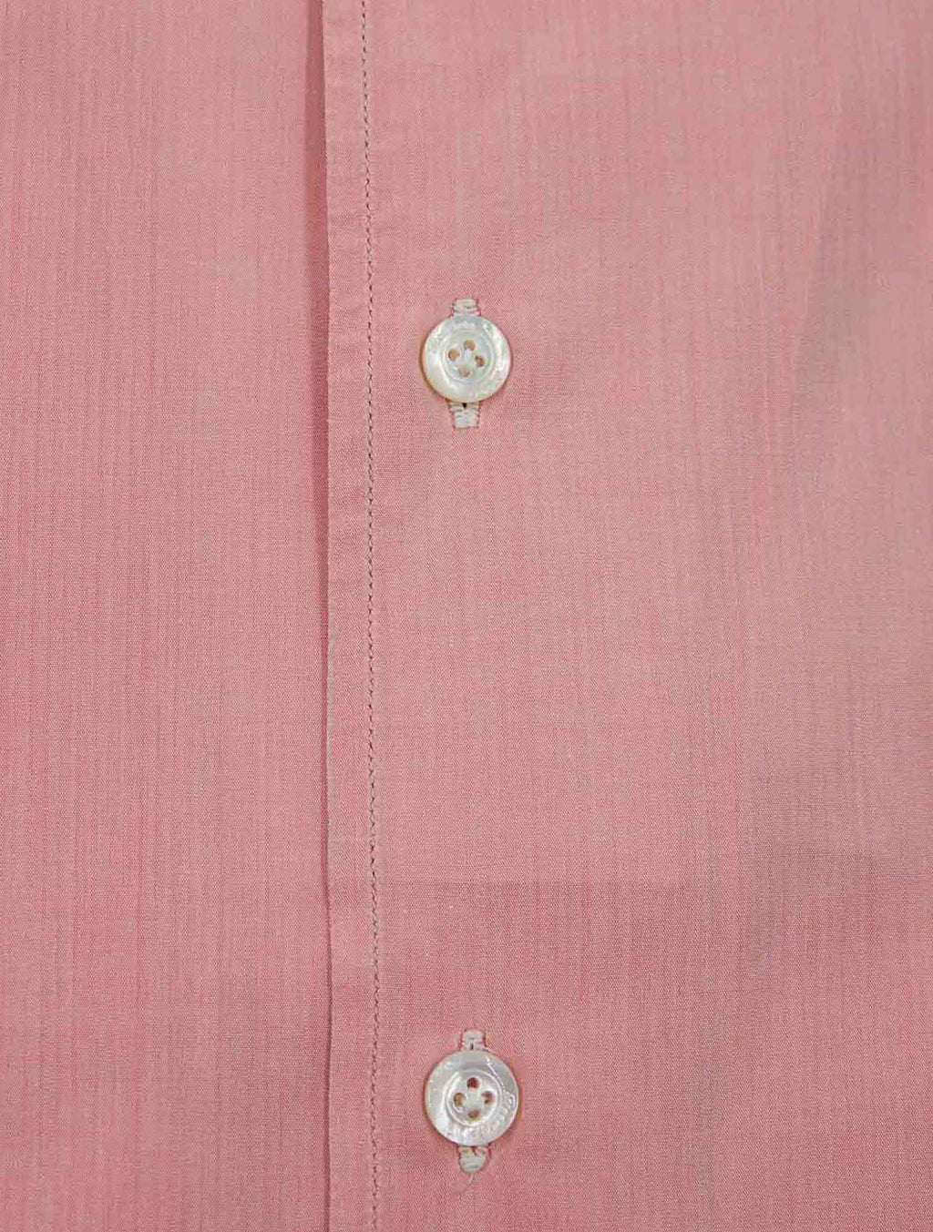Finamore 1925 Pink Cotton Shirt Versilia
