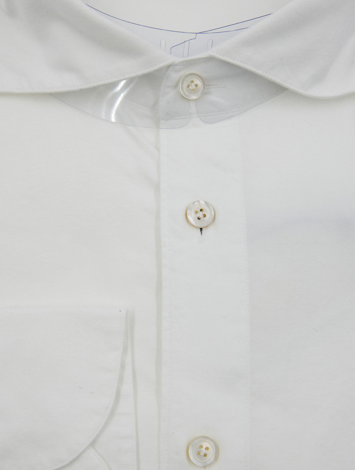 Finamore 1925 White Cotton Shirt Verona