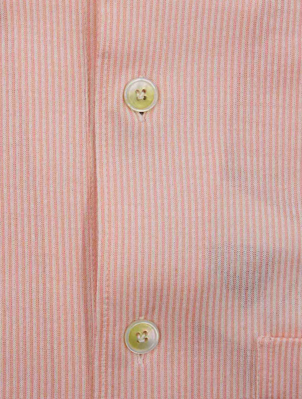Finamore 1925 Pink White Cotton Shirt Vico