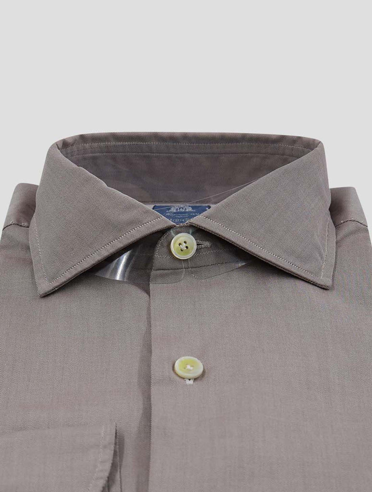 Finamore 1925 Wine Cotton Shirt NAP87