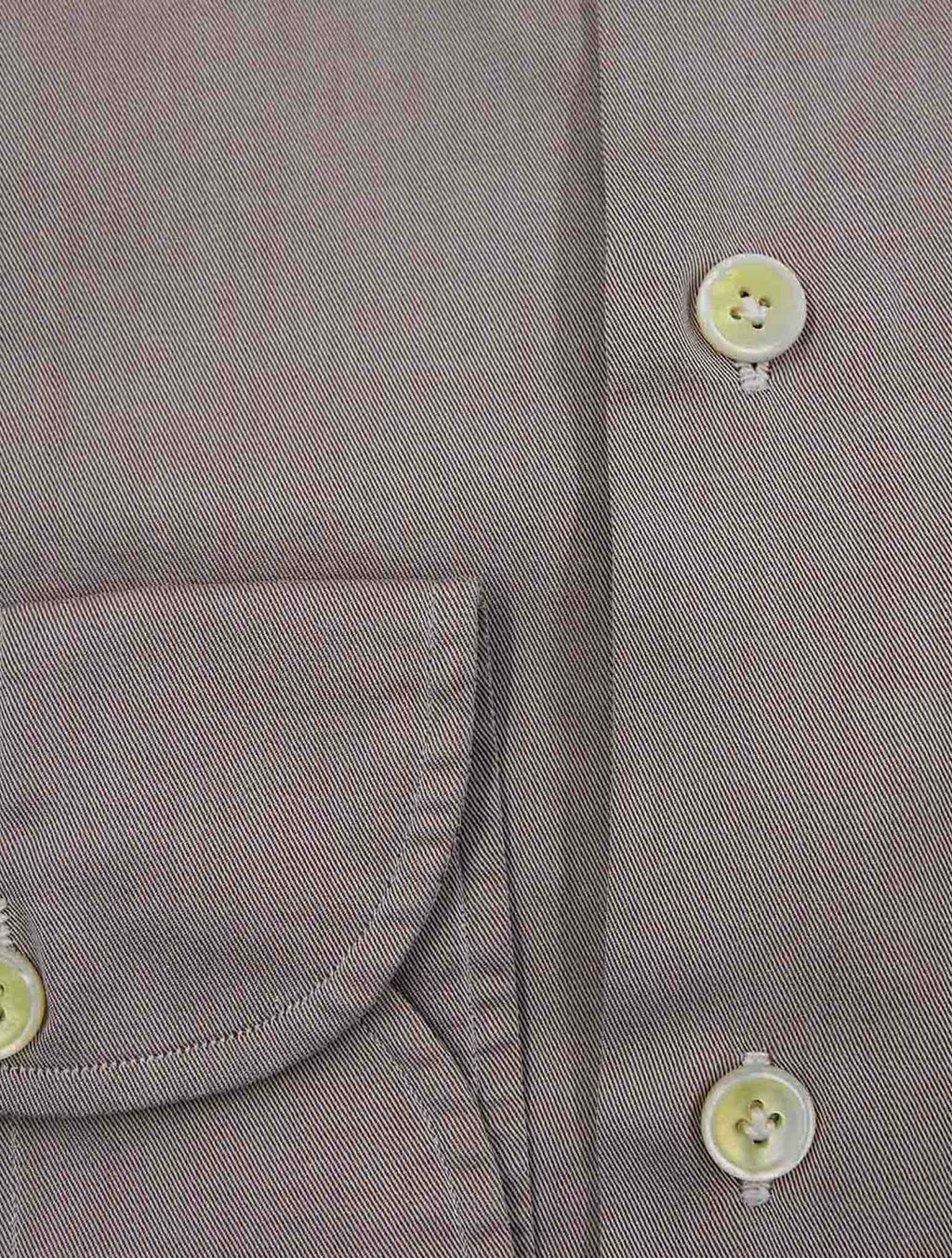 Finamore 1925 Wine Cotton Shirt NAP87