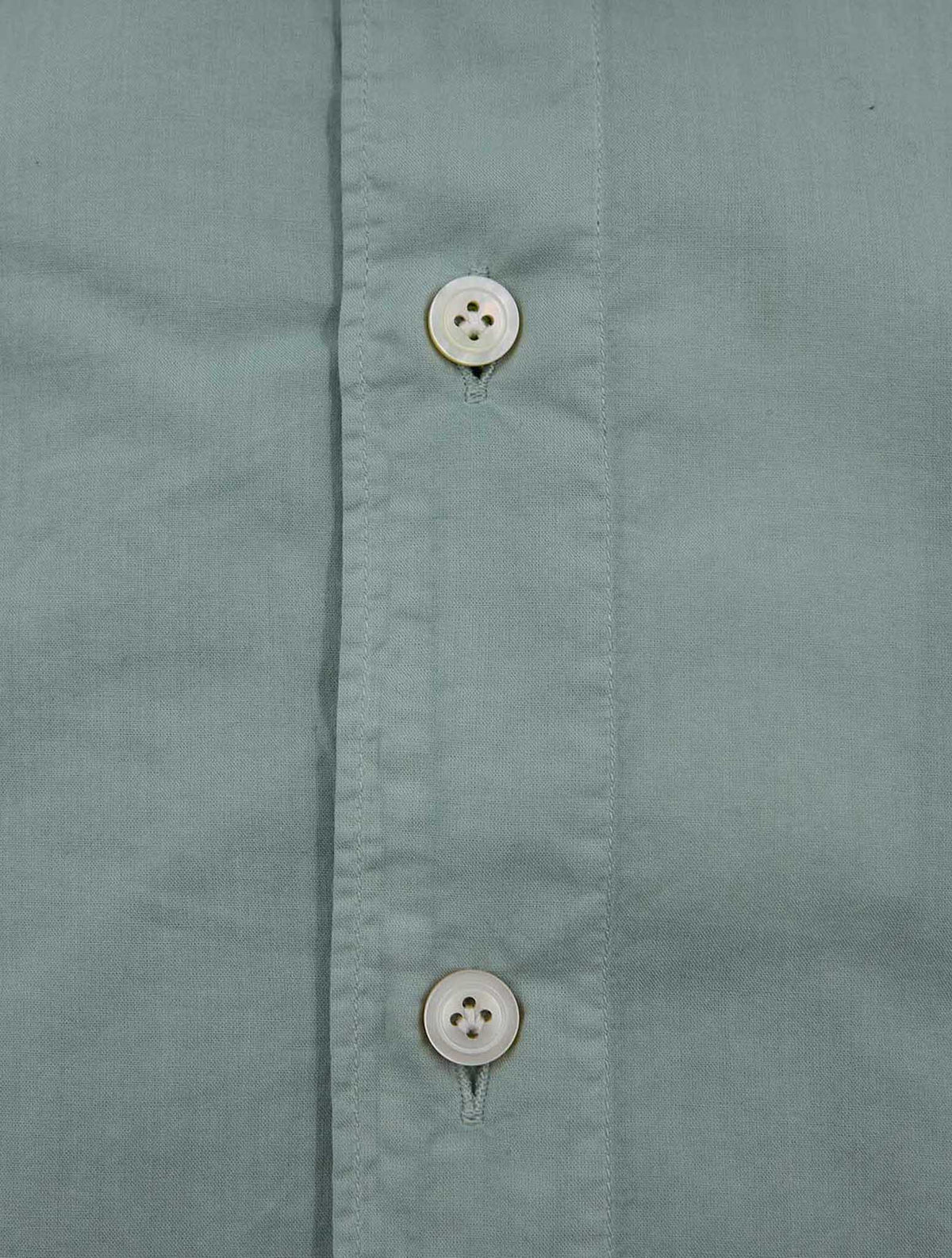 Finamore 1925 Green Cotton Shirt Tokyo