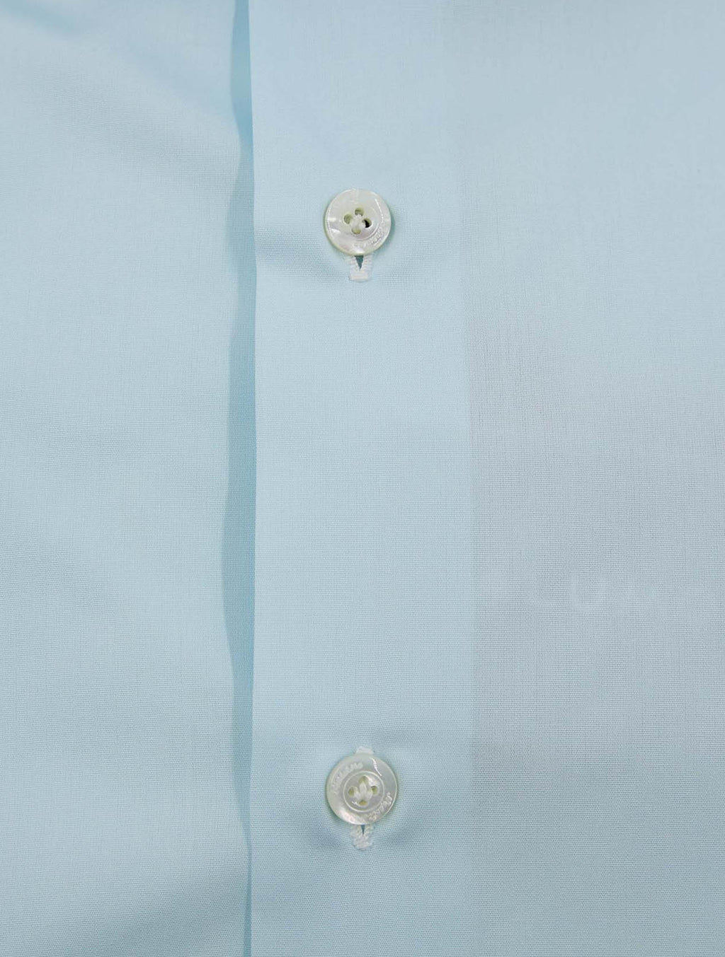Finamore 1925 Light Blue Cotton Shirt Napoli