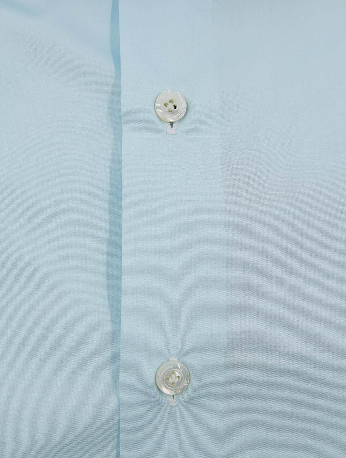 Finamore 1925 Light Blue Cotton Shirt Napoli