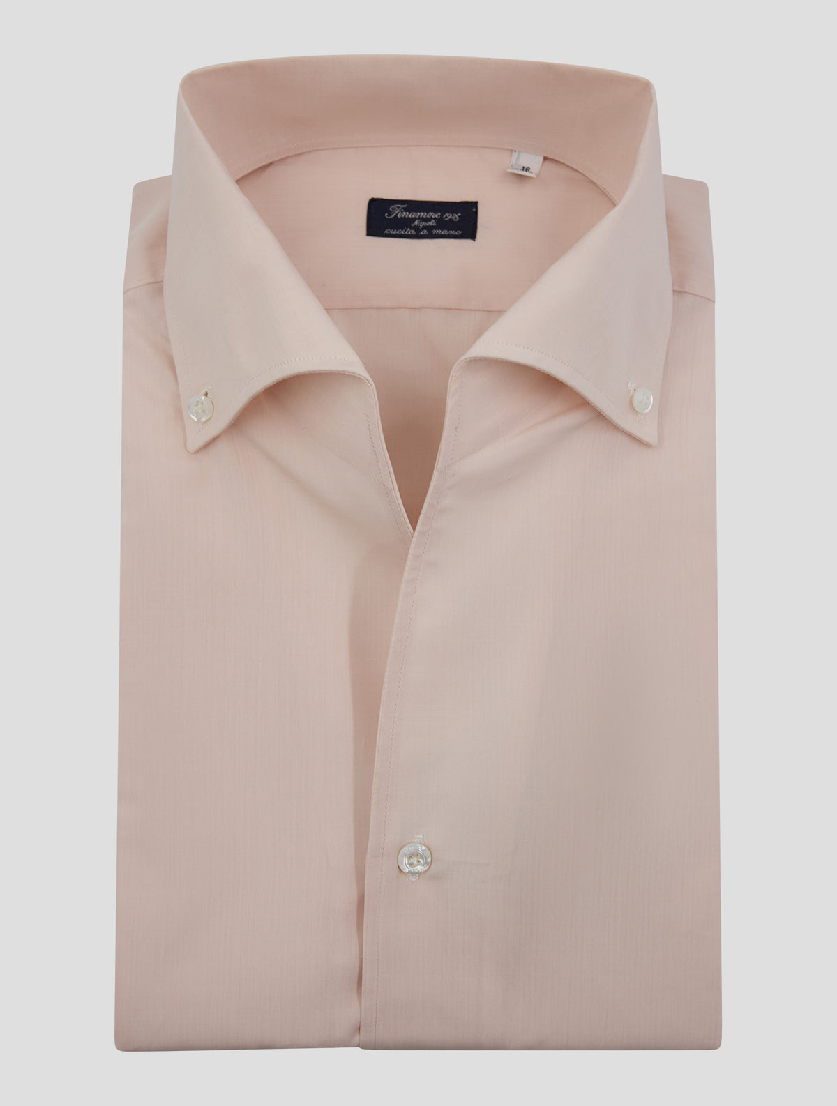 Finamore 1925 Pink Cotton Shirt Napoli